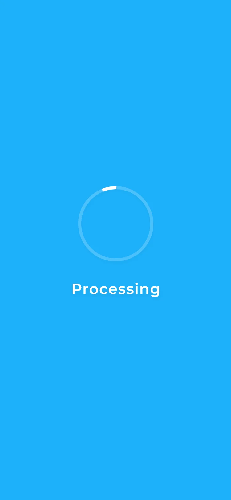 Prizeout gift card web app processing screen